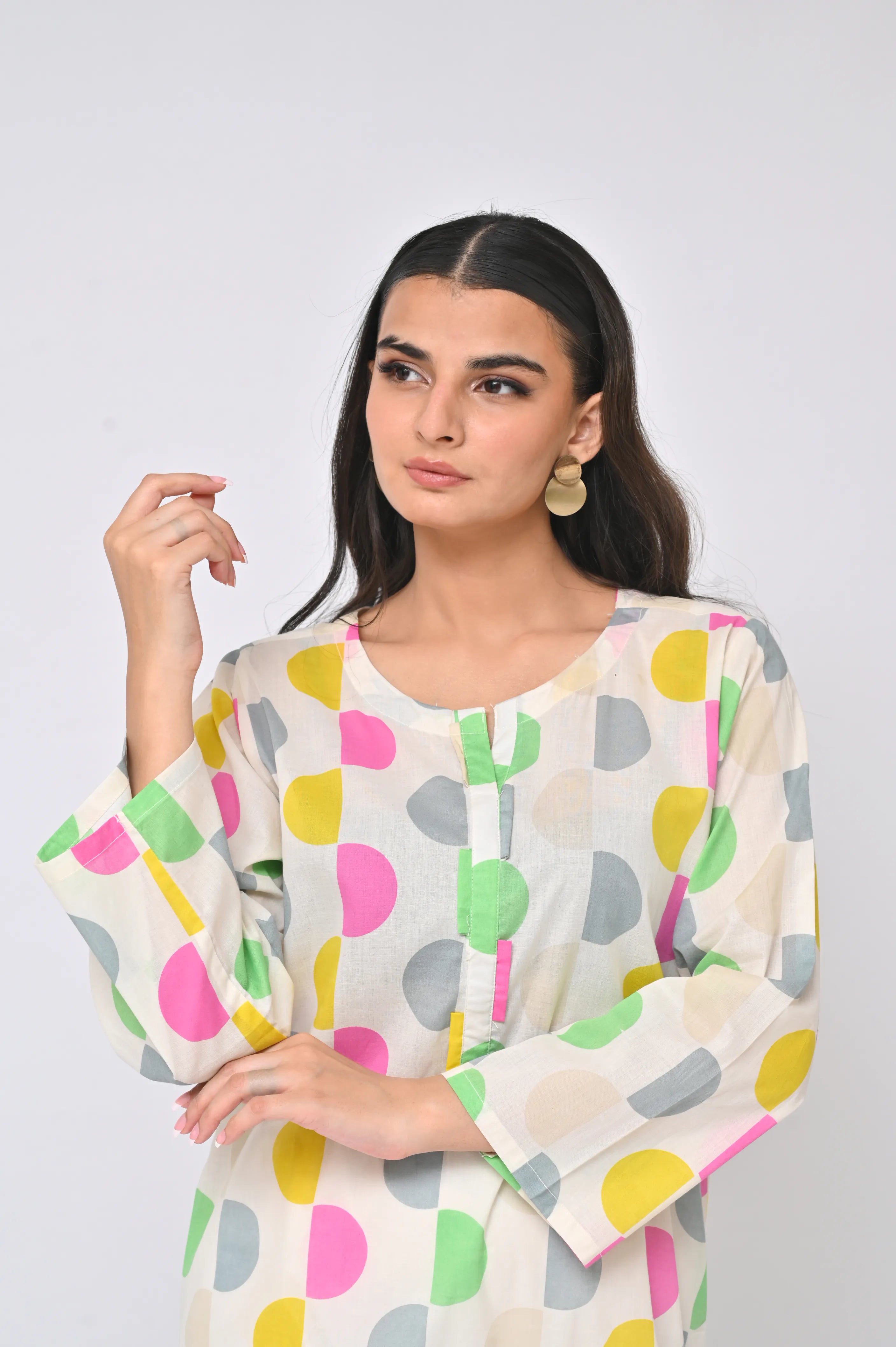 Polka Dot Kurti (F16)
